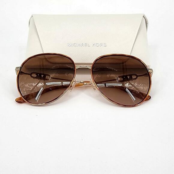 Michael Kors Empire Tortoise Shell Sunglasses 0MK1128J - Picture 2 of 10